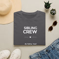 Sibling Crew T-Shirt — Personalised Names & EST. Date Family Tee