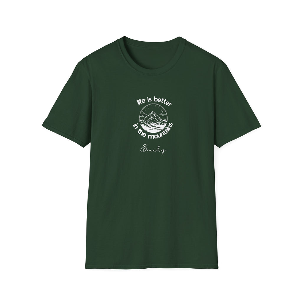 Mountain Adventure T-Shirt | Life Is Better in the Mountains Scenic Tee