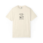 Ivory t-shirt with Mentally Off the Grid mountain graphic
