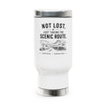 Personalised 'Not Lost, Just Taking the Scenic Route' Travel Mug | 14oz Stainless Steel