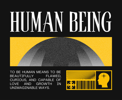 Human Being Hooded Sweatshirt