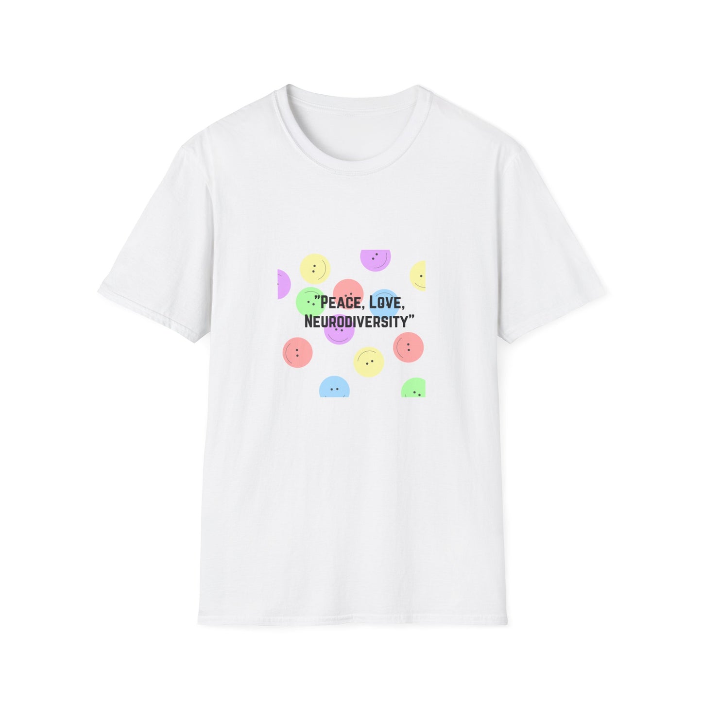 Peace, Love, Neurodiversity T-Shirt | Embrace Your Unique Vibe!