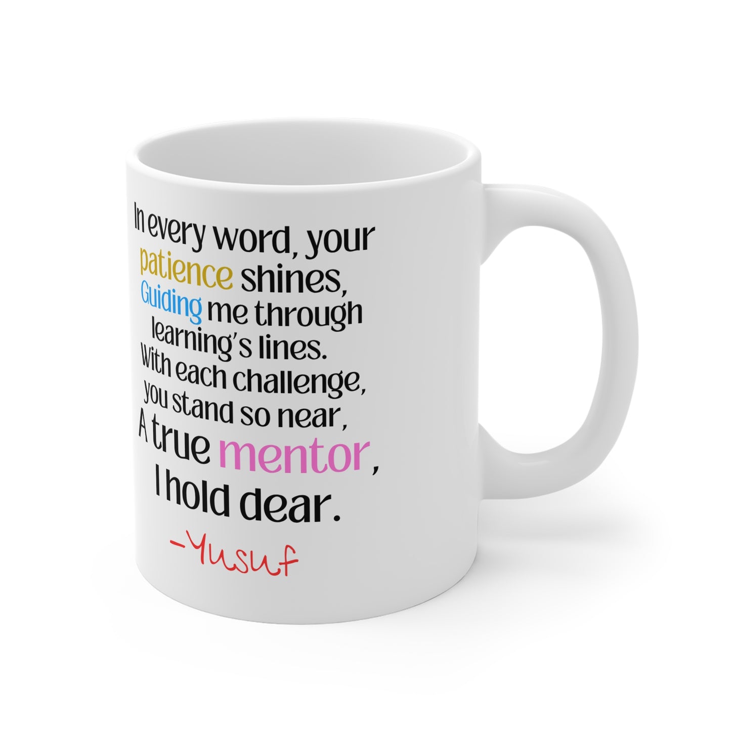 Teacher Appreciation Rainbow Mug