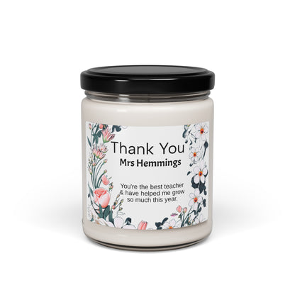 Teacher Gift Appreciation Candle