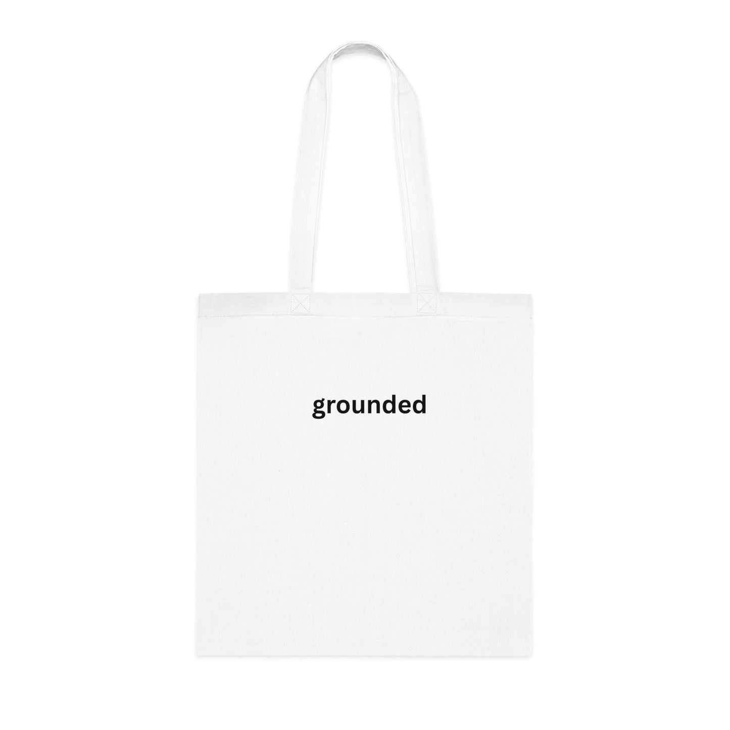 Grounded Cotton Tote Bag – Personalised Minimalist Eco-Friendly Shopper