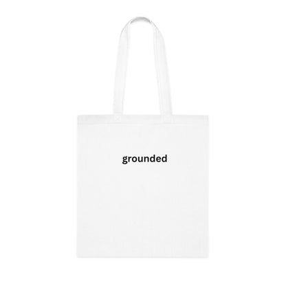 Grounded Cotton Tote Bag – Personalised Minimalist Eco-Friendly Shopper
