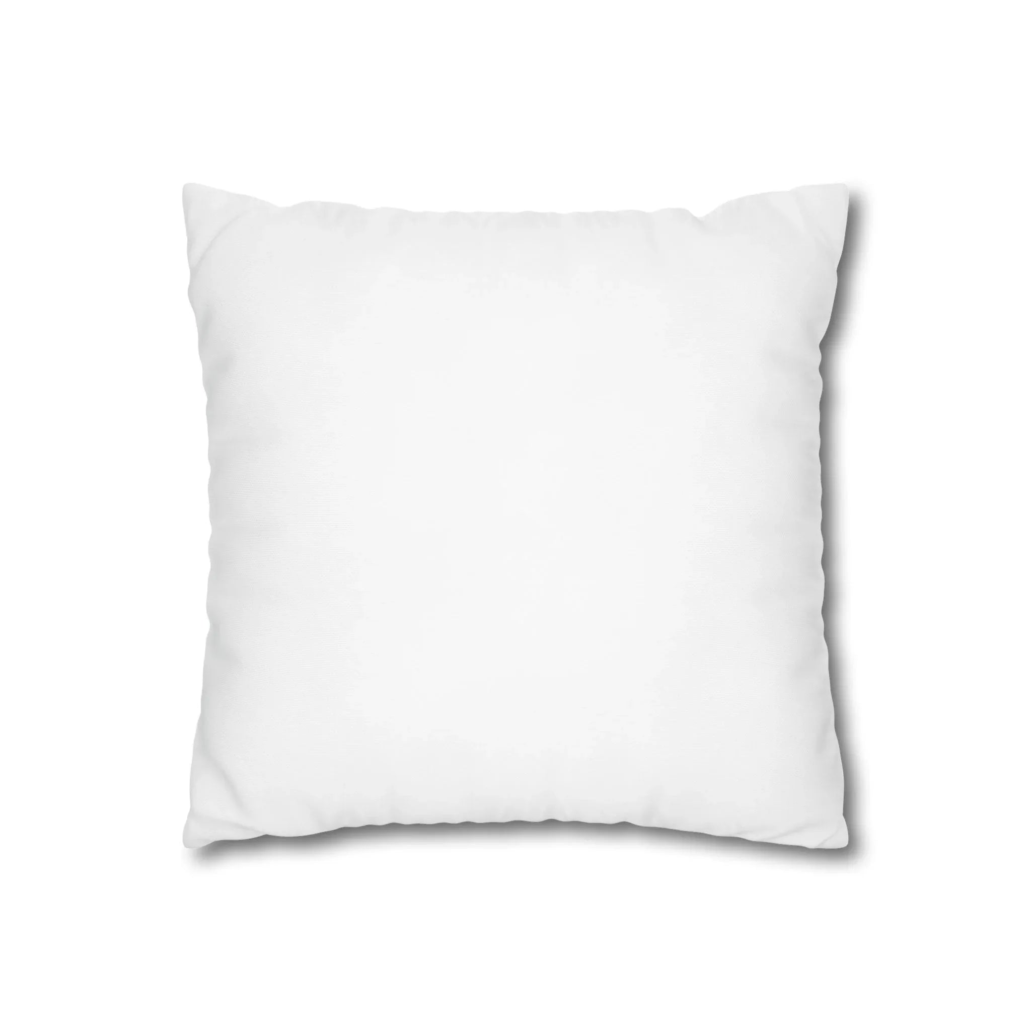 Personalised pillowcase with plain white front