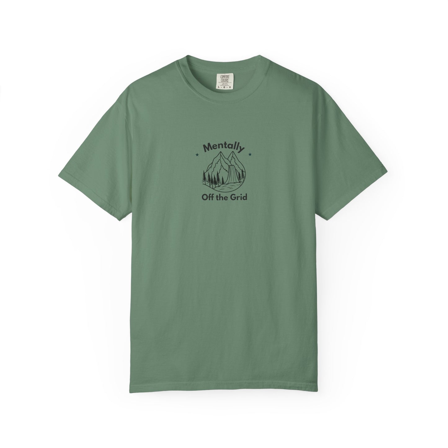 Personalised "Mentally..." T-Shirt — Custom Text Mountain Graphic Tee