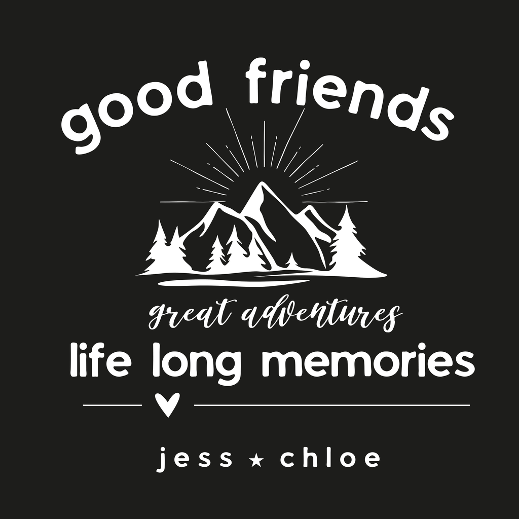 Personalised Good Friends Tote Bag | Life Long Memories | Cotton Tote - AlleyCrafters