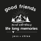 Personalised Good Friends Tote Bag | Life Long Memories | Cotton Tote - AlleyCrafters