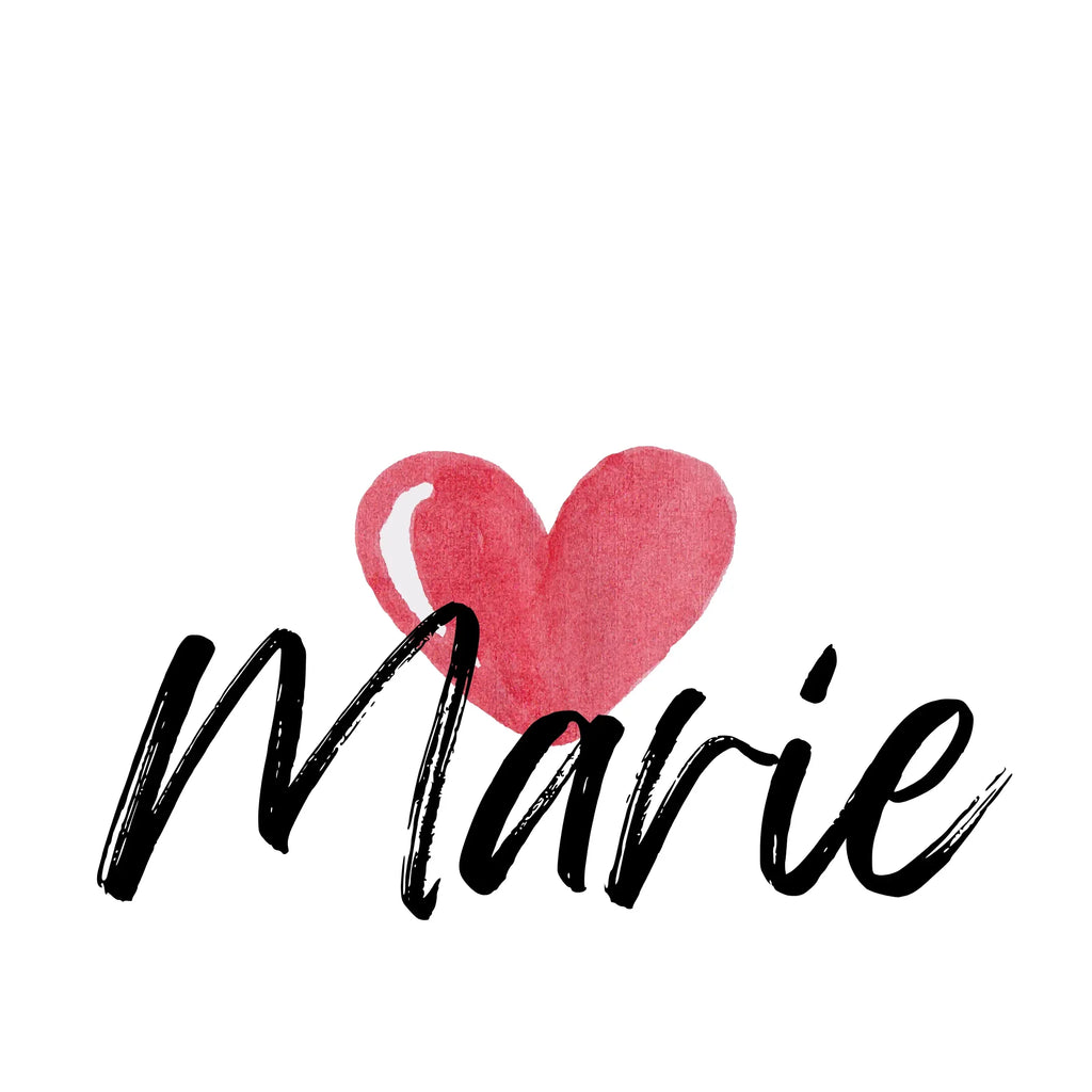 Personalised Heart Tote Bag | Add Any Name | Cute Custom Gift - Alley Crafters