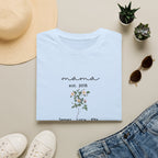 Mama Est. 2015 Floral T-Shirt | Personalised Mother's Day Gift