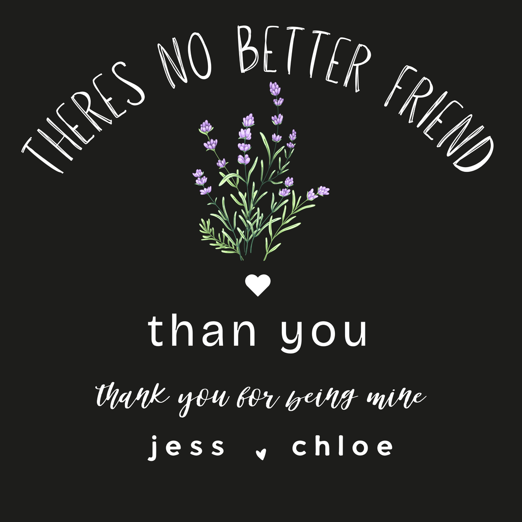 Personalised 'There's No Better Friend' Lavender Tote Bag | Custom Gift for Her - AlleyCrafters