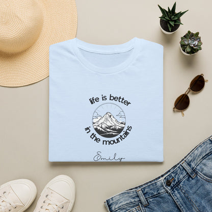 Mountain Adventure T‑Shirt — "Life Is Better in the Mountains" Scenic Tee