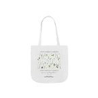 Our Family Garden Personalised Tote Bag — Custom Family Name Floral Canvas Gift