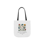 Personalised Floral Canvas Tote Bag — Mum's Garden Gift for Mum