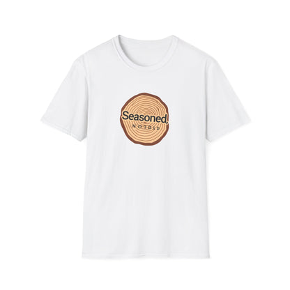 Seasoned Not Old T-Shirt — Vintage Tree Ring Design, Funny Retirement & Birthday Gift