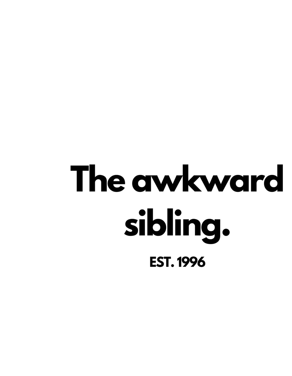 Personalised Sibling Tote Bag | Funny Family Gift | “The Favourite Sibling” EST Year Tote | Reusable Canvas Bag UK - Alley Crafters