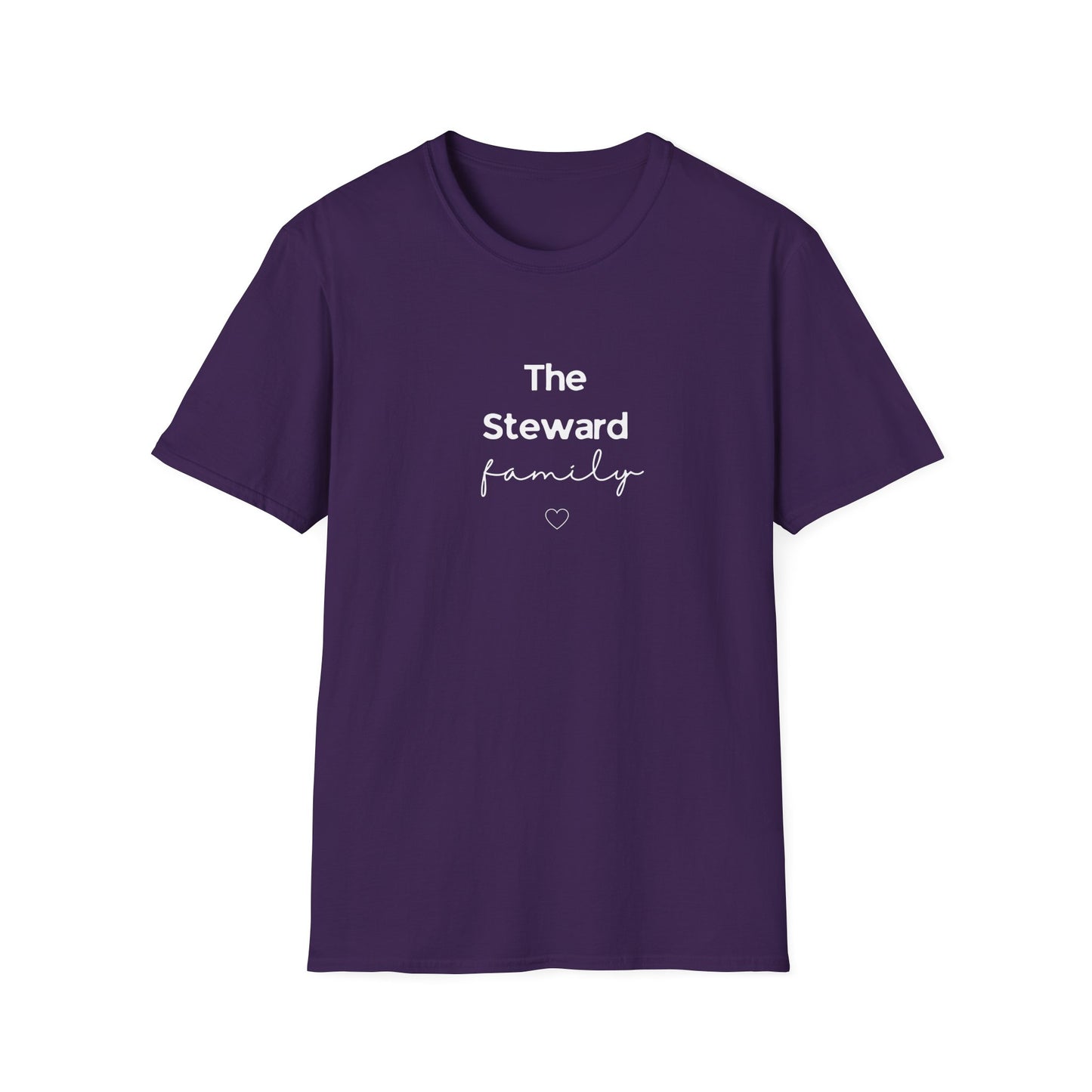Family T-Shirt | Personalised Script Tee | Custom Last Name Gift