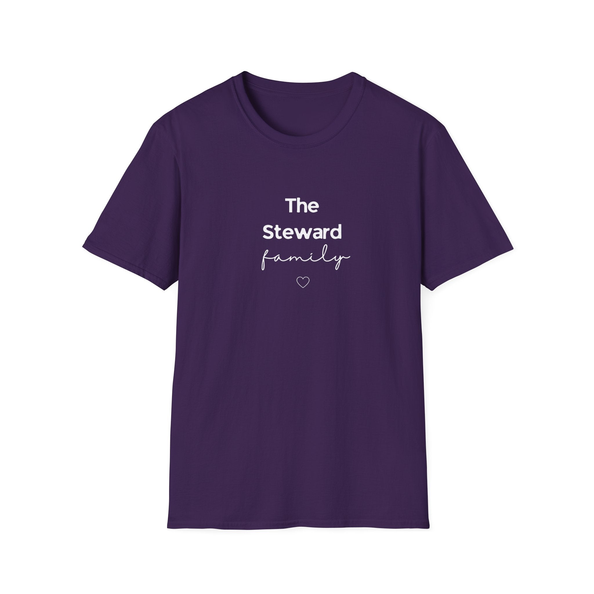 Family T-Shirt | Personalised Script Tee | Custom Last Name Gift