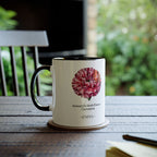 Personalised Birth Flower Mug with Name — Choose Your Birth Month - AlleyCrafters