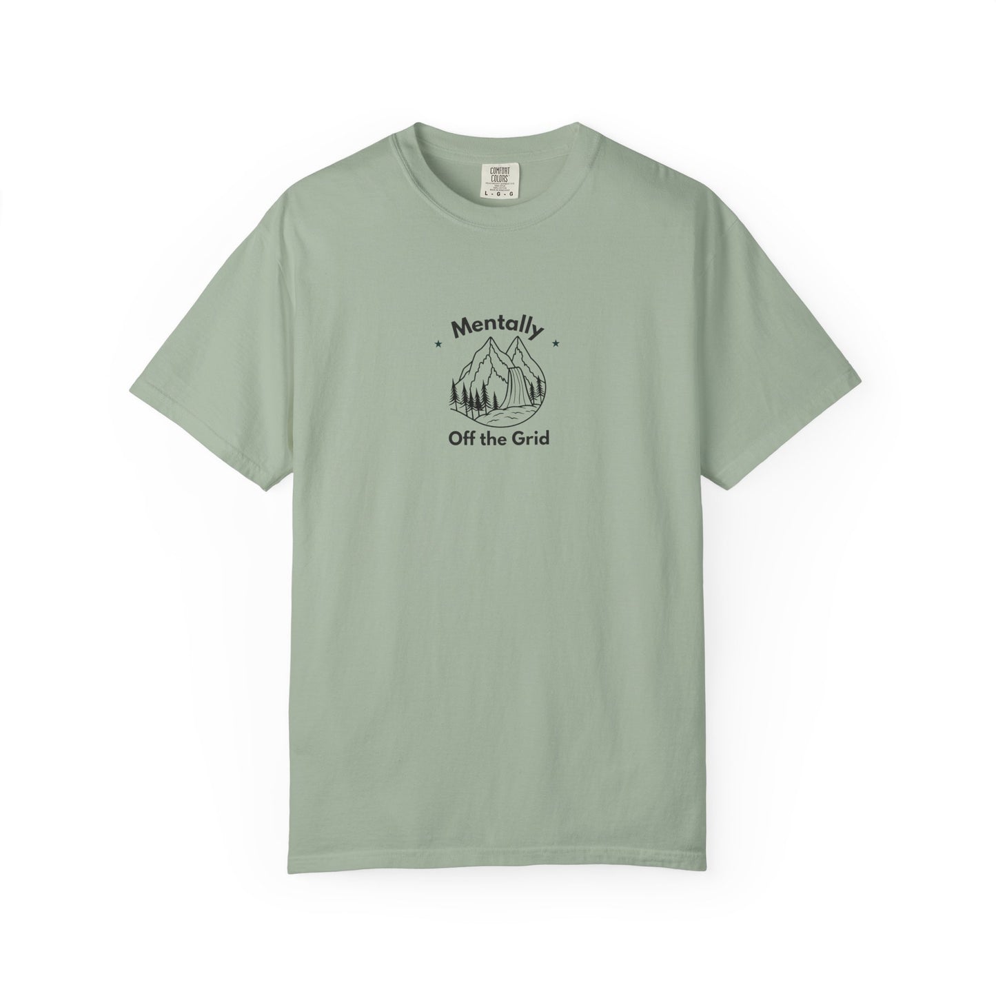 Personalised "Mentally..." T-Shirt — Custom Text Mountain Graphic Tee
