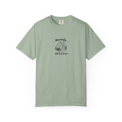 Personalised "Mentally..." T-Shirt — Custom Text Mountain Graphic Tee