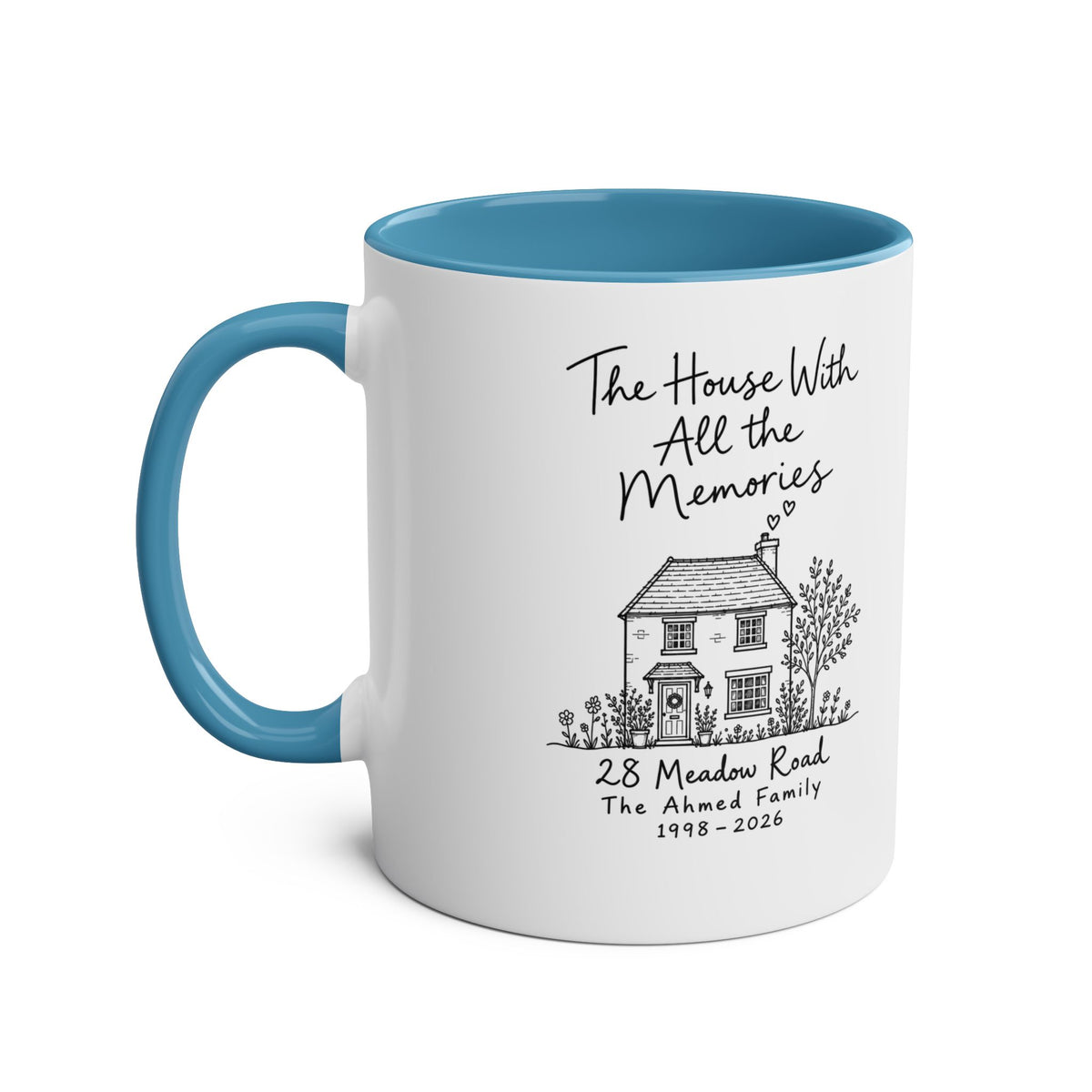 Personalised Family Home Mug – The House with All the Memories - #AlleyCrafters