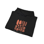 Personalised Rise Like Wildflowers Hoodie, Navy or Black