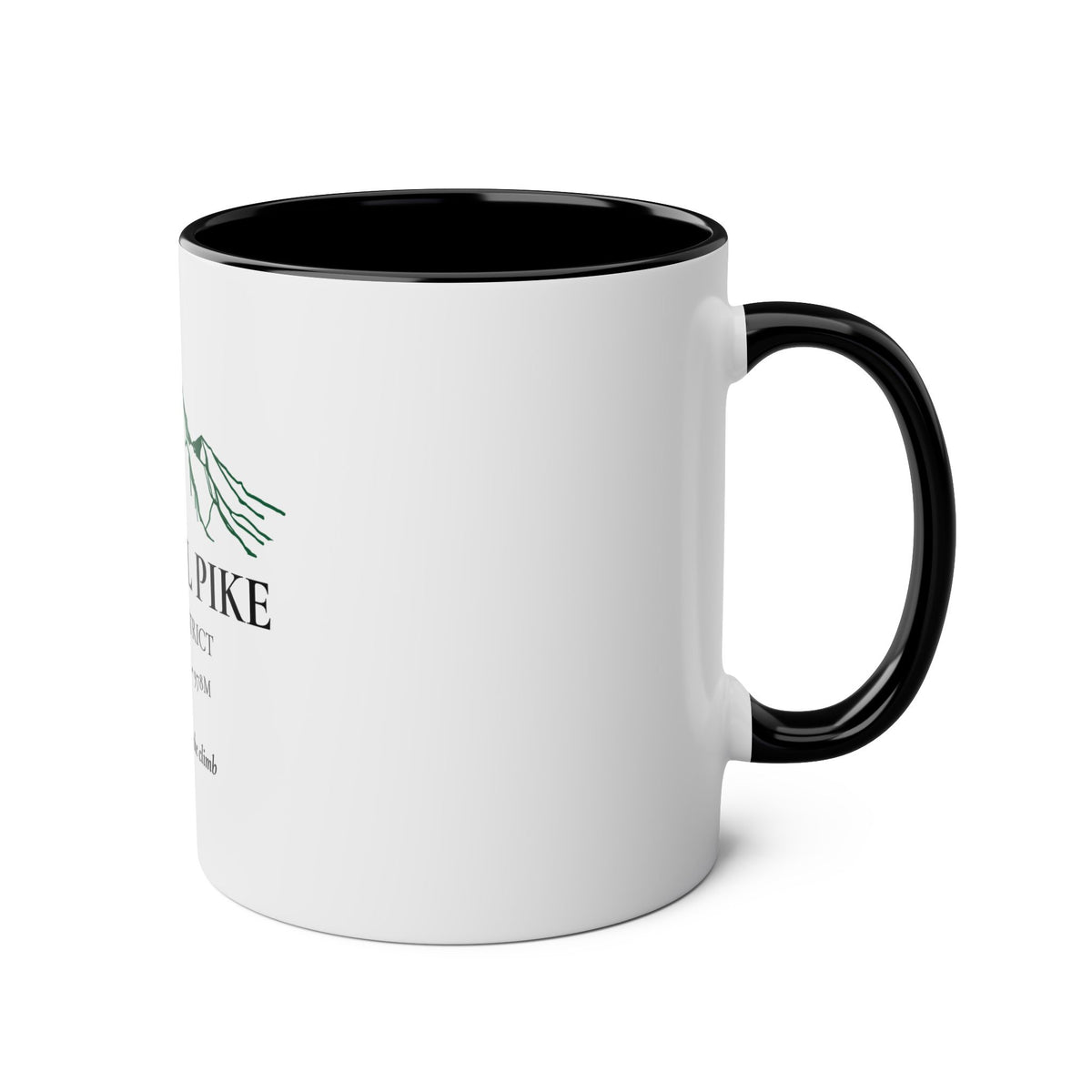 Personalised Mountain Place Name Mug | Hiking Keepsake Gift