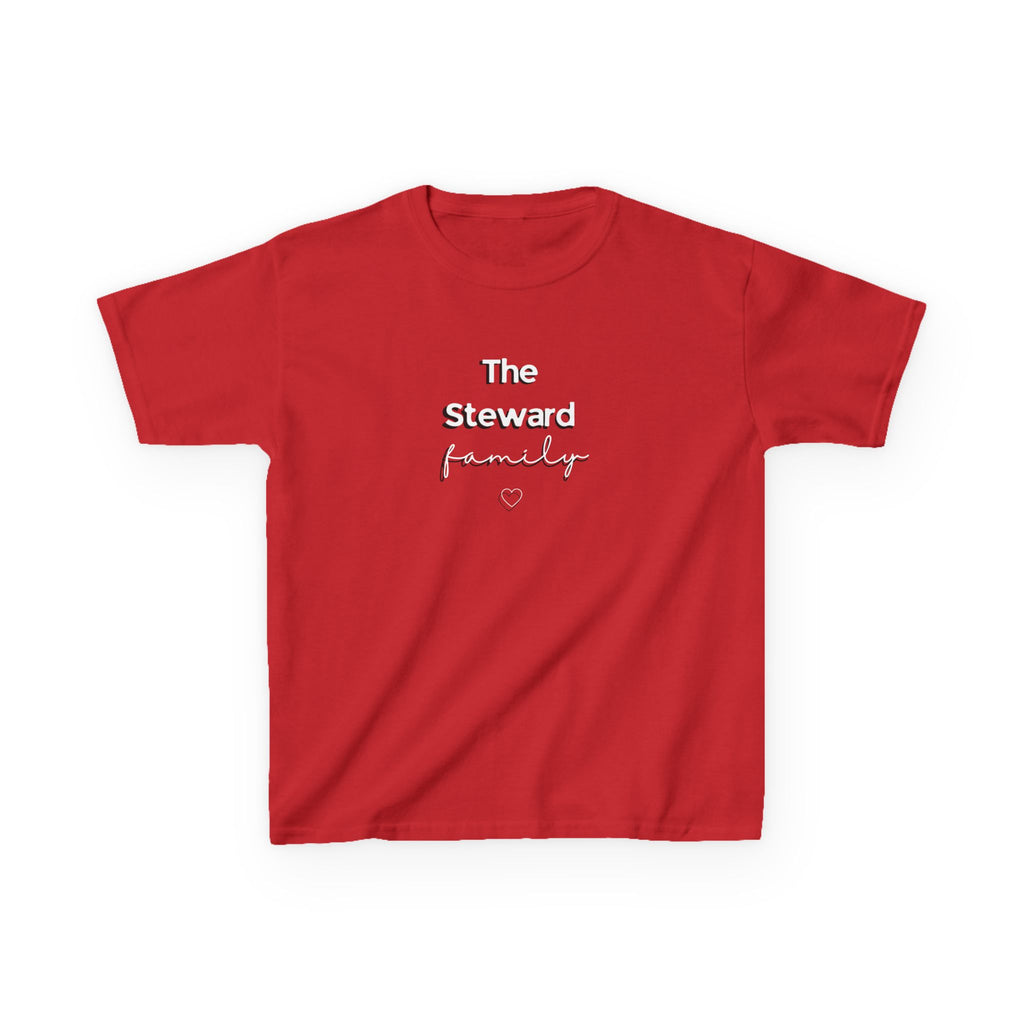 Kids' Personalised Family Name Tee | Matching Family Gift
