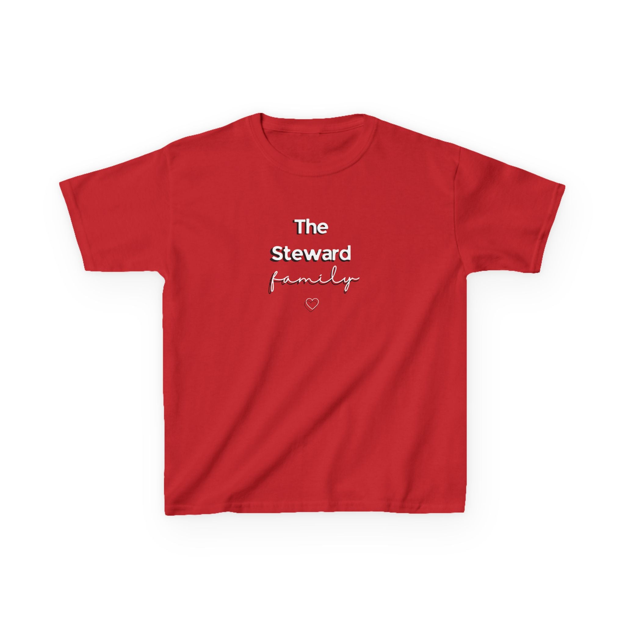 Kids' Personalised Family Name Tee | Matching Family Gift
