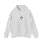 Ash gray hooded sweatshirt with front pocket and “No Bad Days” chest graphic