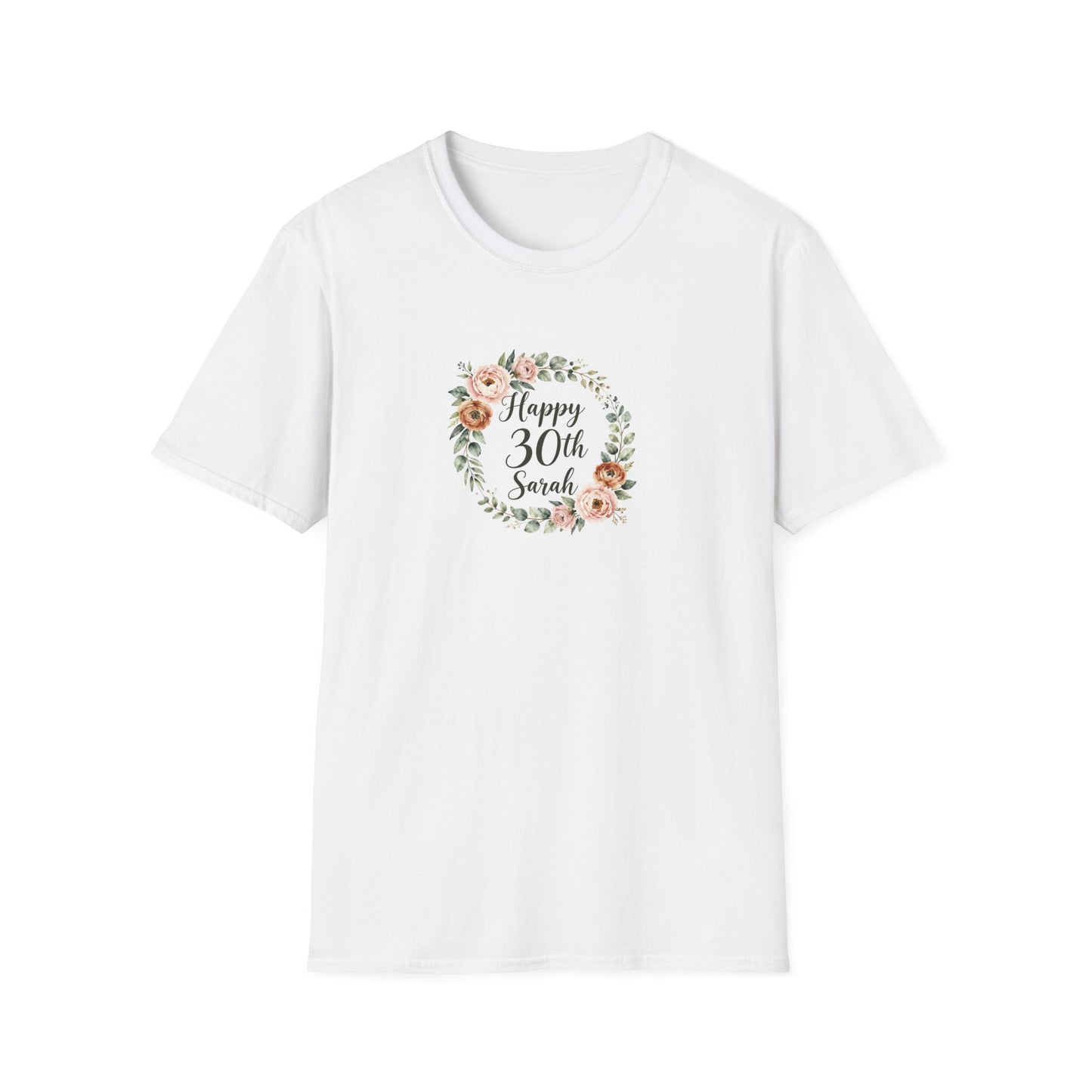 Personalised Birthday T-Shirt — Custom Age & Name