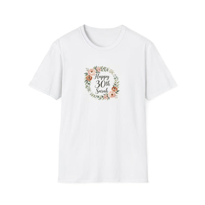 Personalised Birthday T-Shirt — Custom Age & Name