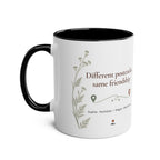 Personalised Long Distance Friendship Mug – Different Postcodes - #AlleyCrafters