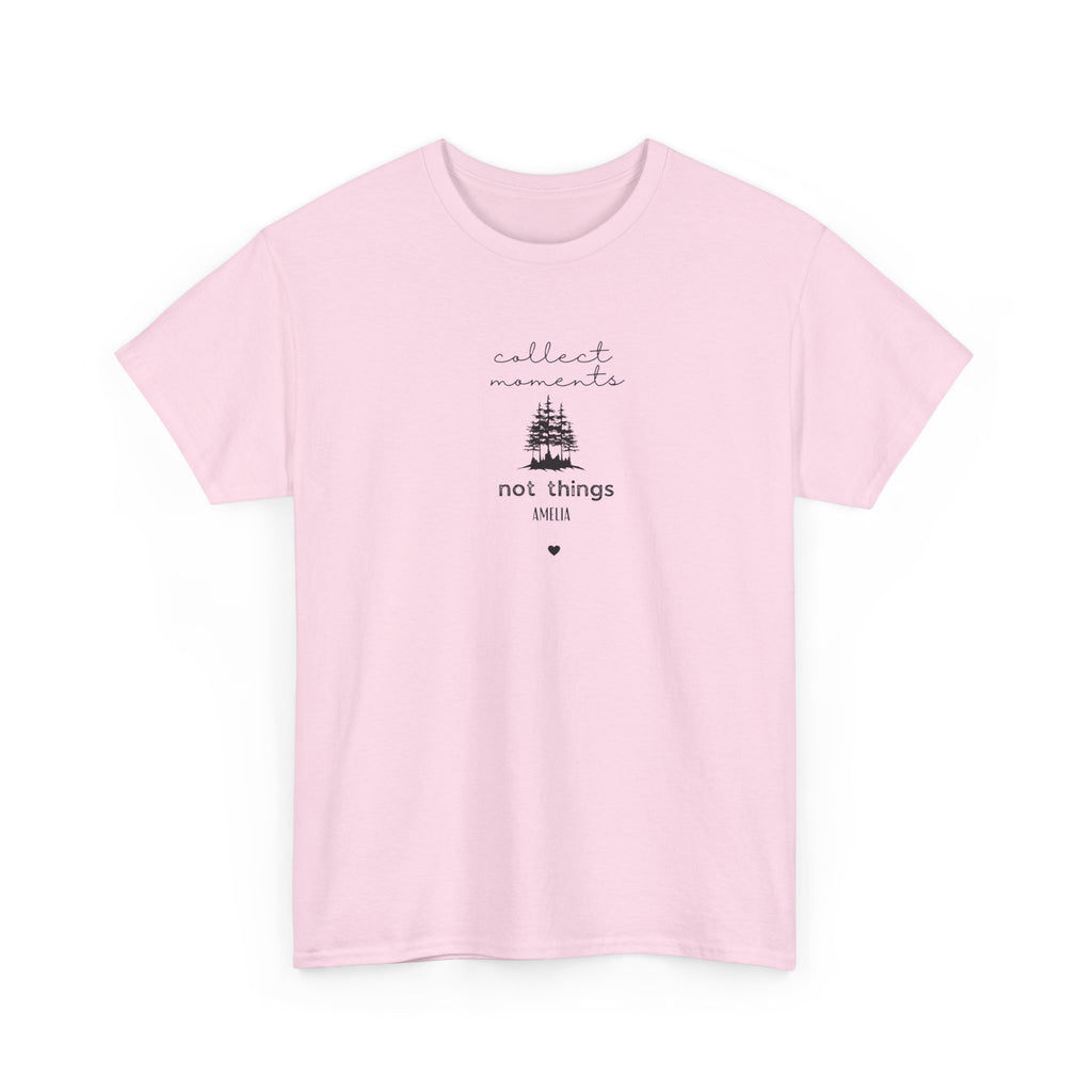 Collect Moments Not Things T-Shirt | Minimalist Nature Graphic Tee