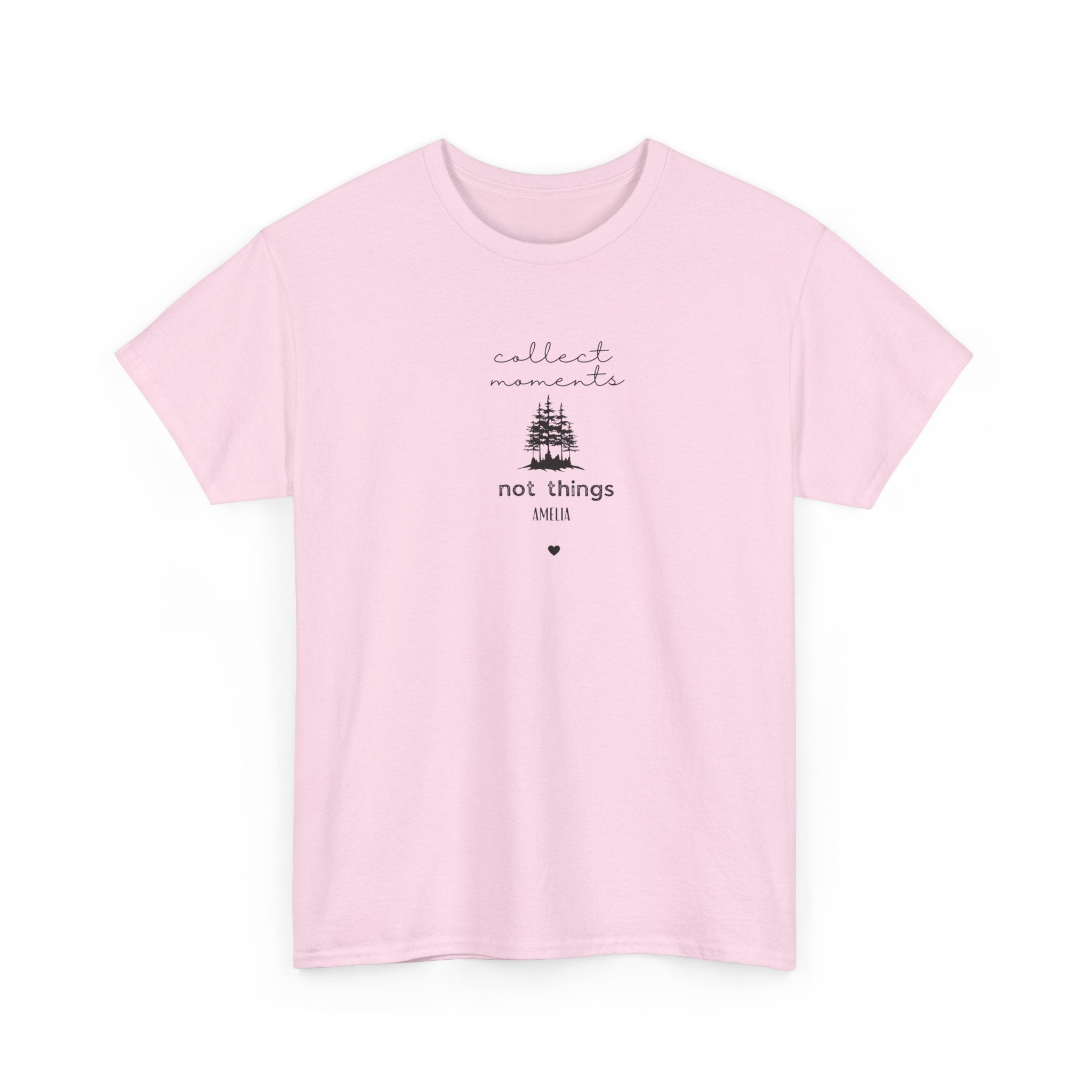 Collect Moments Not Things T-Shirt | Minimalist Nature Graphic Tee
