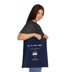 On to the Next Chapter Cotton Tote — Personalized Graduation Book Tote (Class of 2026)