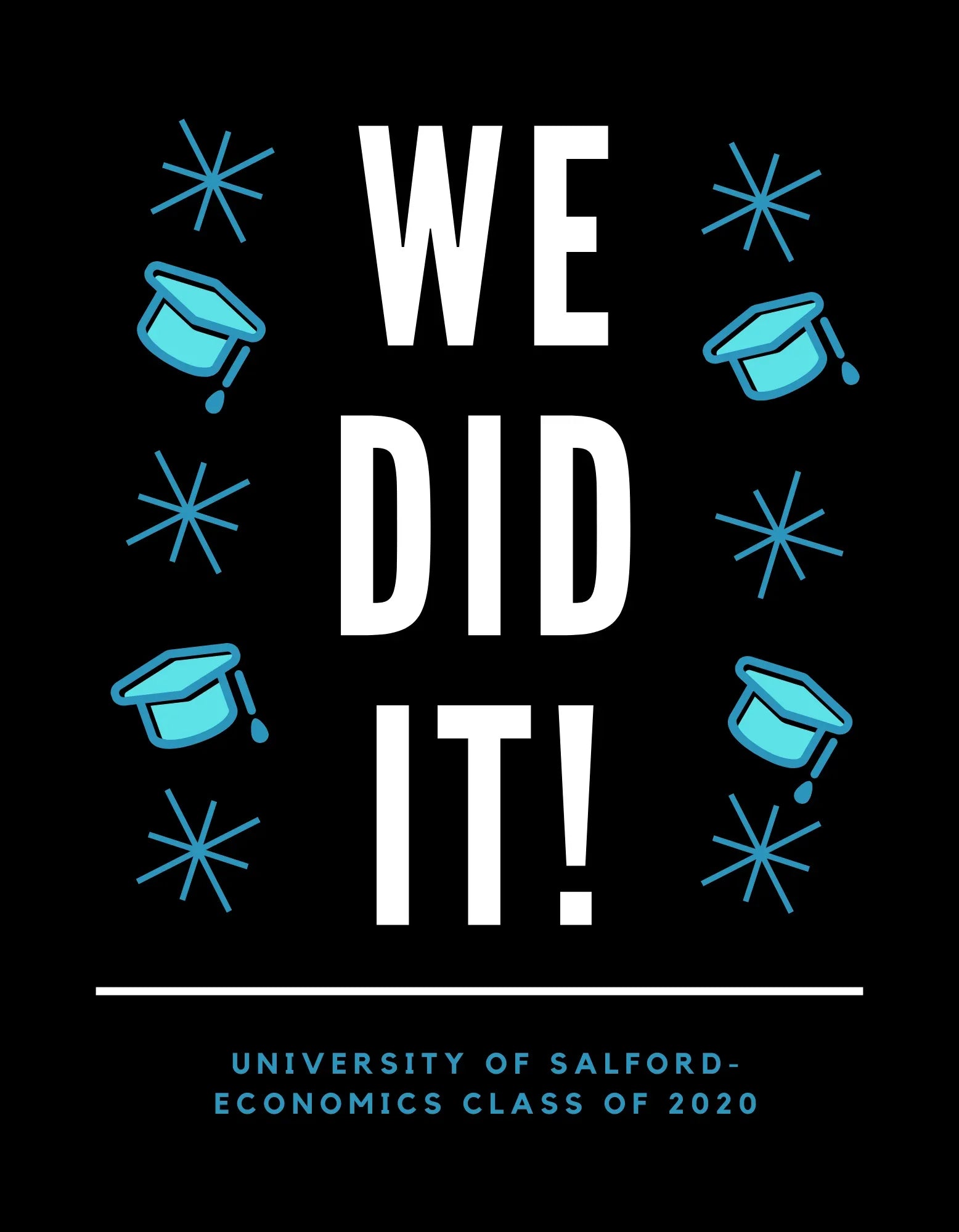 We Did It! Graduation Canvas Tote Bag - Alley Crafters
