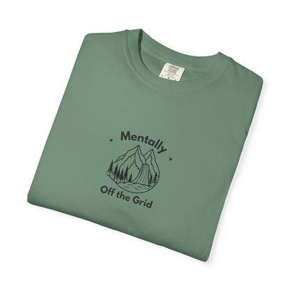 Personalised "Mentally..." T-Shirt — Custom Text Mountain Graphic Tee