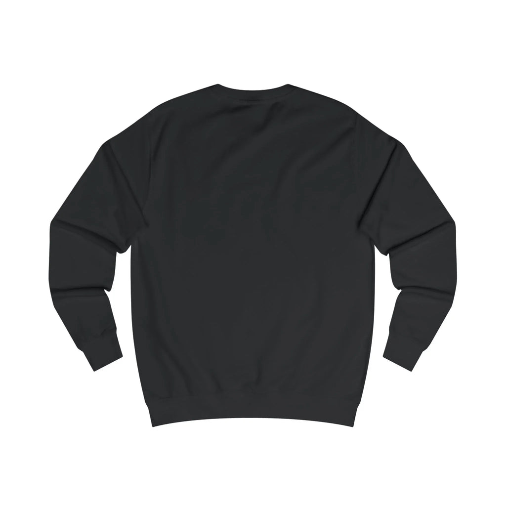 Black crewneck birthday sweatshirt with printed “This is my BIRTHDAY shirt”