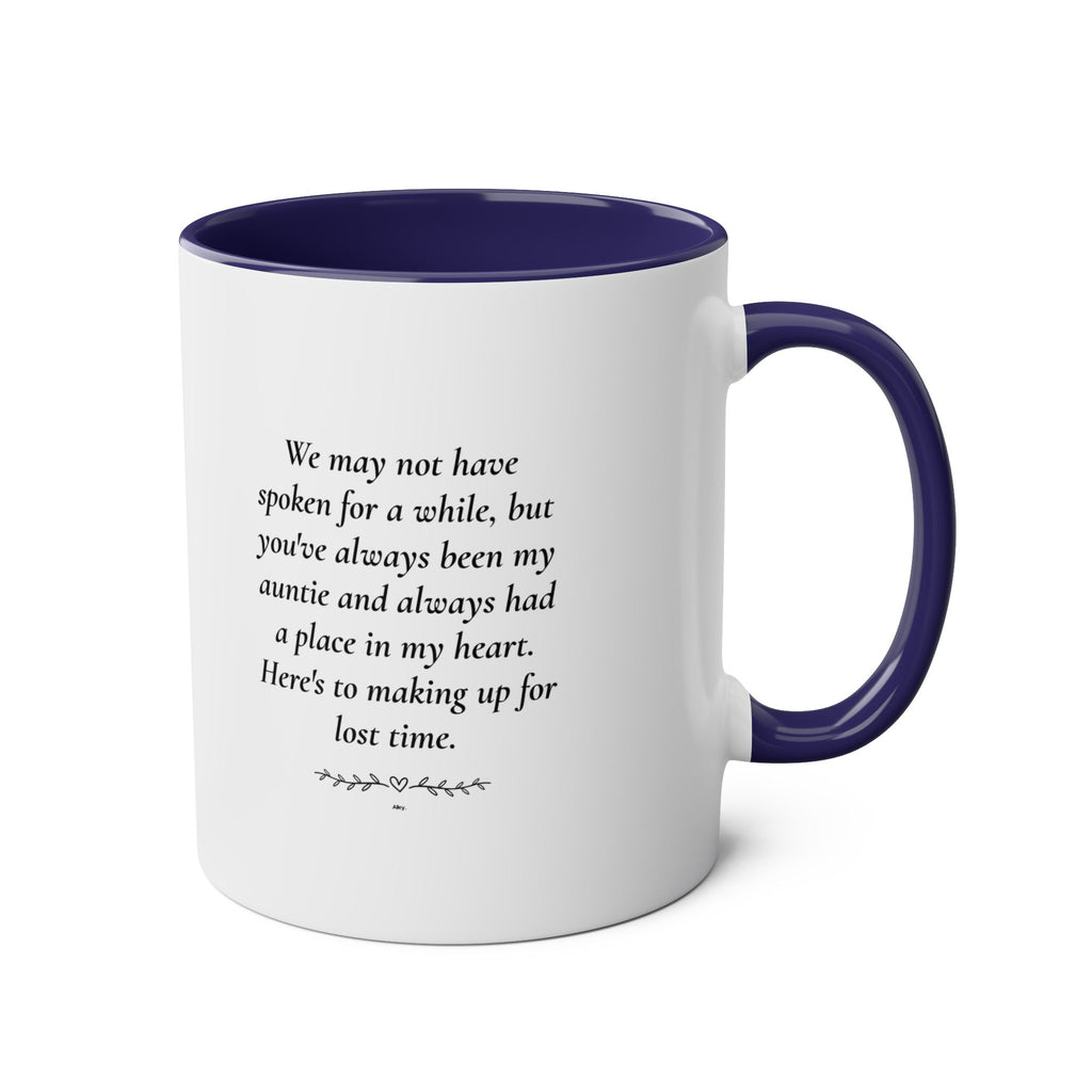Personalised Name, Year & Quote Mug – Two-Tone Ceramic
