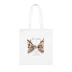 Personalised Village Scene Cotton Tote — 'Sunday Walks, Slow Mornings' Custom Tote Bag