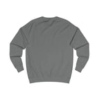 Grey sweatshirt back view, plain