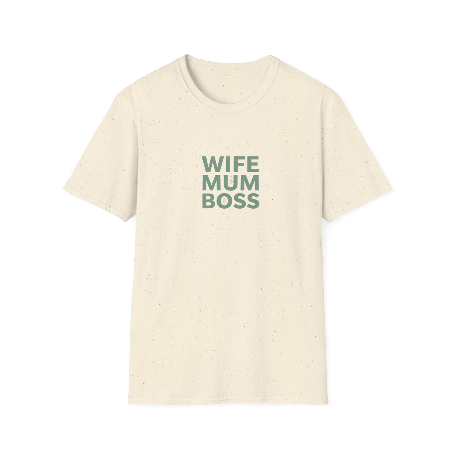 Wife Mum Boss T-Shirt — Empowered Mom Graphic Tee