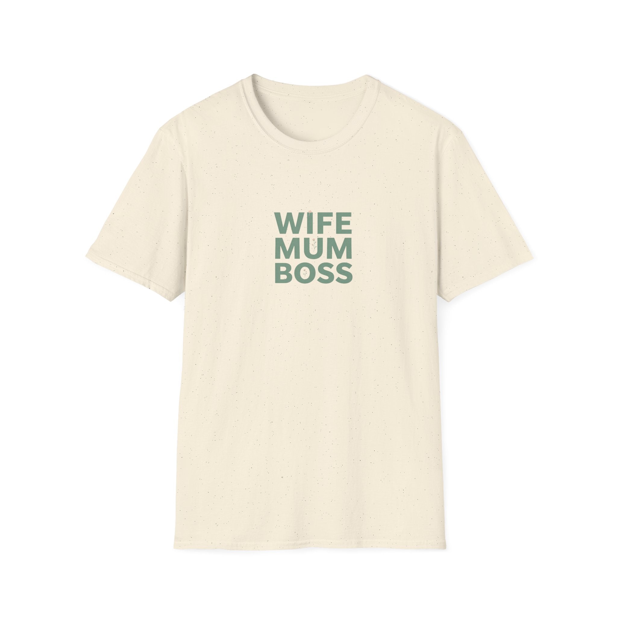 Wife Mum Boss T-Shirt — Funny Slogan Tee Gift for Her