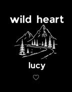 Wild Heart Personalised T-Shirt | Nature Tee with Custom Name
