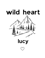 Wild Heart Personalised T-Shirt | Nature Tee with Custom Name