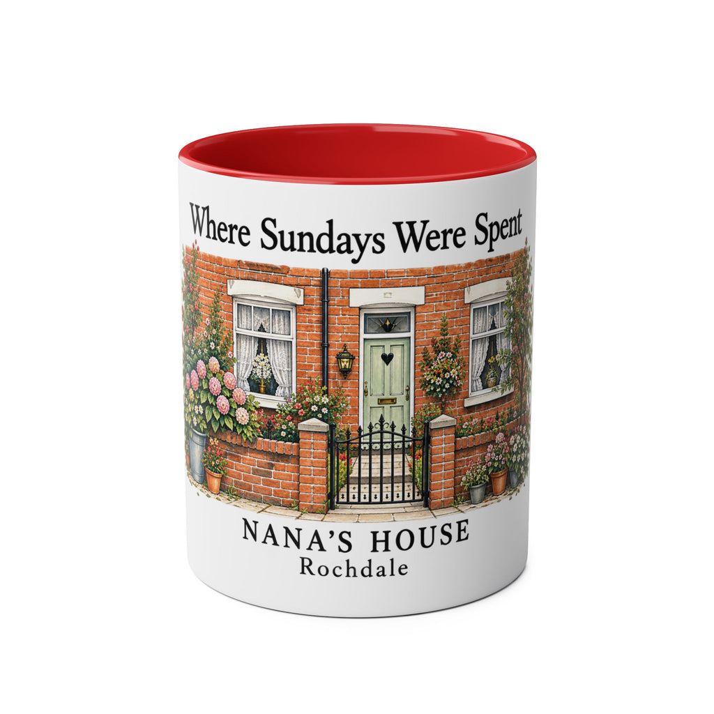 Personalised Family House Mug – Where Sundays Were Spent - #AlleyCrafters